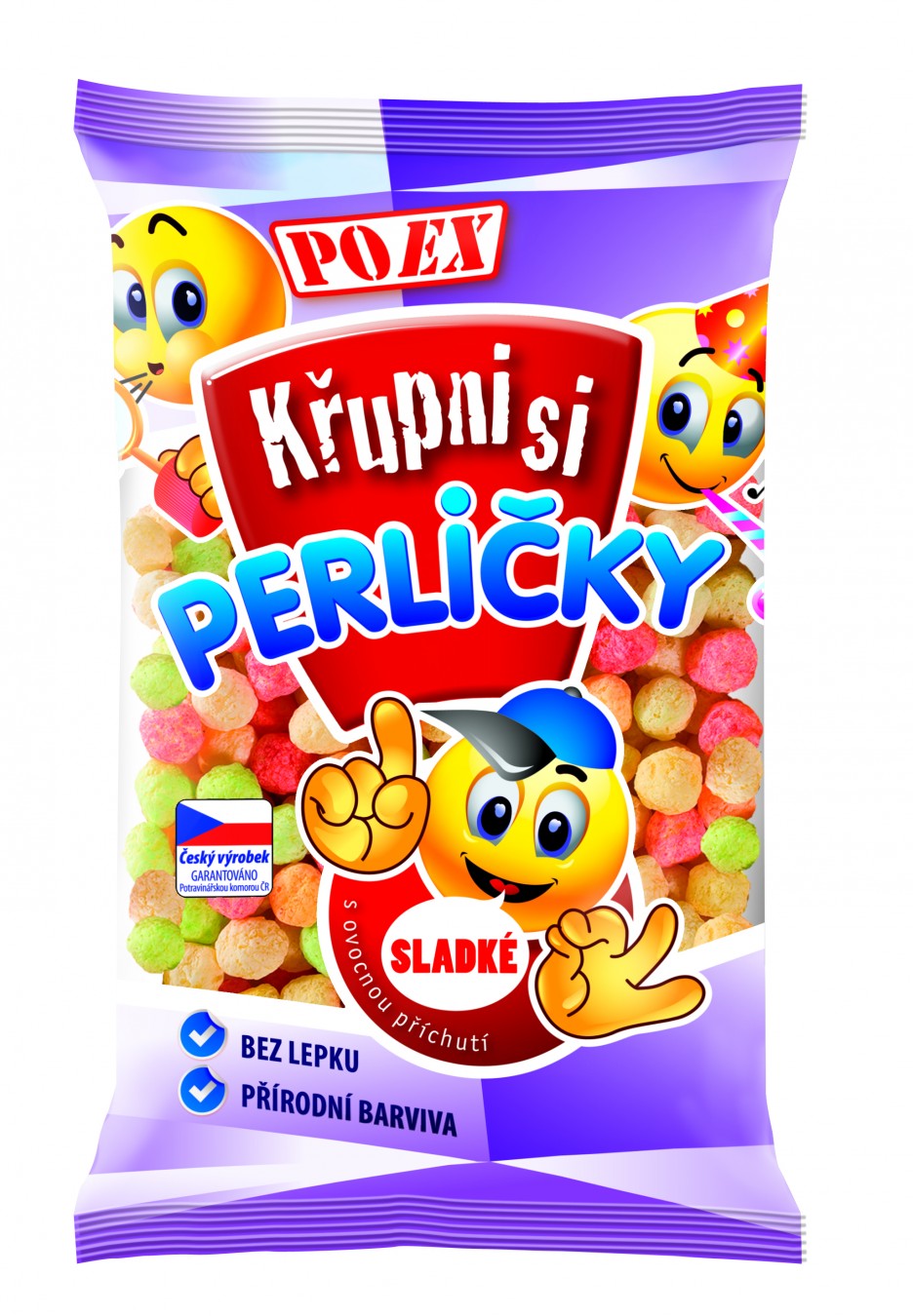 Peličky s ovocnou příchutí - sladké